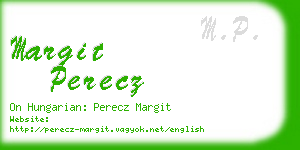 margit perecz business card